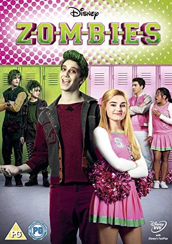 "DVD cover featuring a teenage couple in a high school setting with other students."