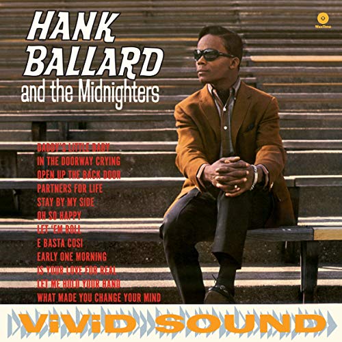 Hank Ballard and The Midnighters album cover featuring a portrait of Ballard.