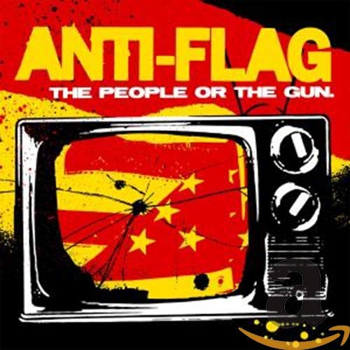 Anti-Flag album cover: a broken TV displaying a star-spangled banner.