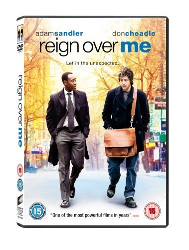 DVD cover for Reign Over Me featuring Adam Sandler and Don Cheadle walking outdoors.