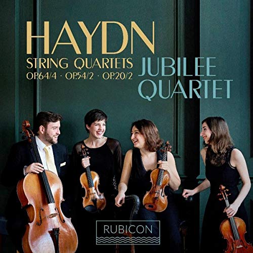 CD cover featuring the Jubilee Quartet and composer Joseph Haydn’s name.