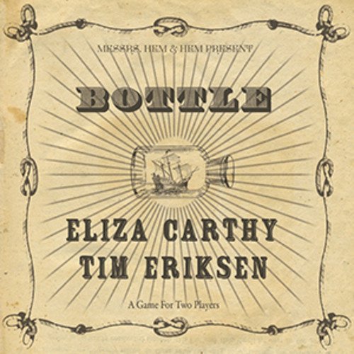 "Vintage-styled CD cover featuring a bottle and ship, with artist names and title."