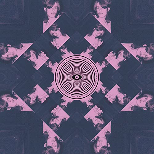 CD album cover for Flume, featuring repeating images of a woman’s face.