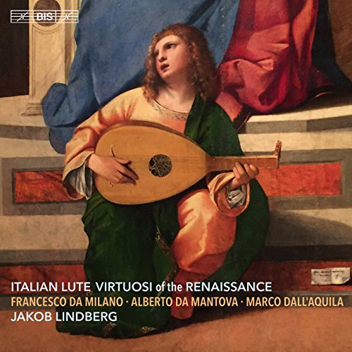 "CD cover featuring a Renaissance painting of a man playing a lute."