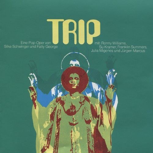 CD cover for “Trip” soundtrack, featuring stylized figures with raised arms.