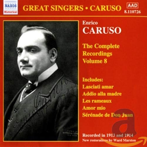 CD cover featuring a portrait of opera singer Enrico Caruso.