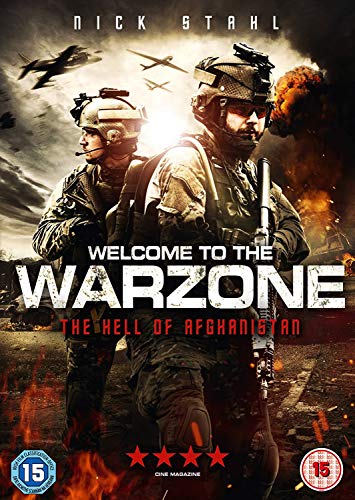 DVD cover for "Welcome To The Warzone" featuring soldiers and explosions.