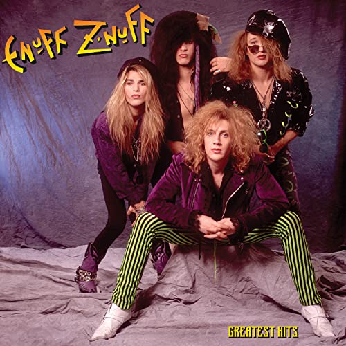 Enuff Znuff band portrait from their “Greatest Hits” album cover.