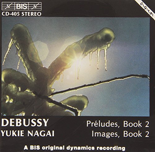CD cover for Yukie Nagai’s Debussy Preludes, Book II, abstract image.