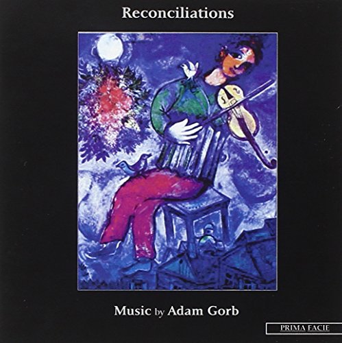 "CD cover art featuring a man playing a violin on a rooftop."