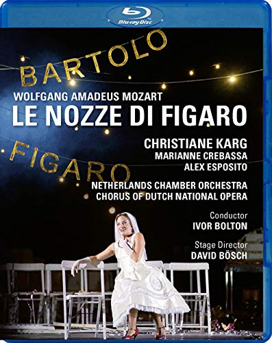 A Blu-ray cover featuring a woman in a white dress on a stage.