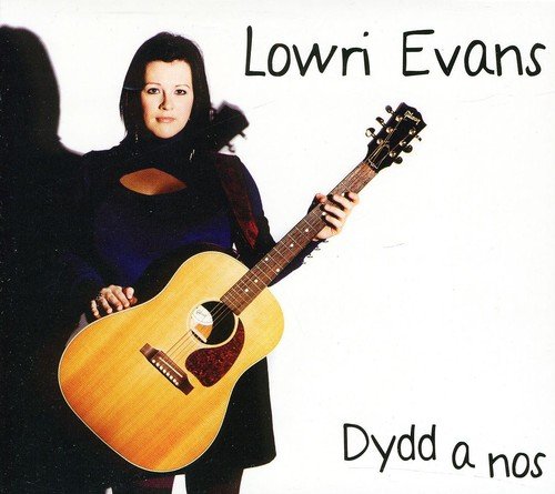 Woman holding acoustic guitar, album cover with artist name and title, white background.