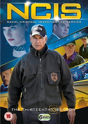 NCIS season 13 DVD cover featuring a man in a black jacket and hat.