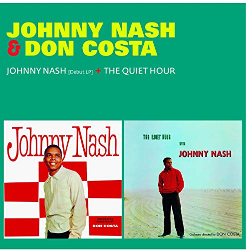 CD cover for Johnny Nash albums with portraits of the artist.