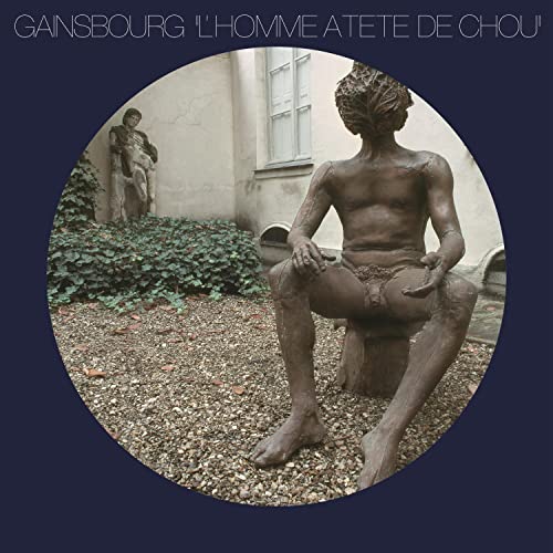 Album cover for Serge Gainsbourg’s “L'homme à tête de chou” featuring a statue.