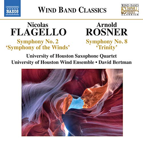 CD cover for "Flagello: Symphony 2" and "Rosner: Symphony No. 8".