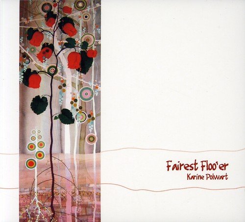 "Album cover with a tree illustration and red text on a white background."