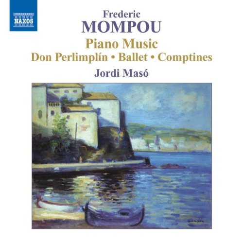 "CD cover featuring a serene coastal painting with boats and buildings."