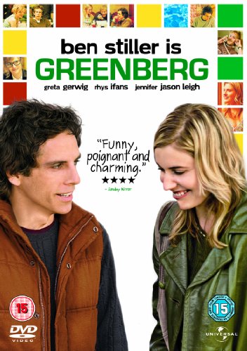 Greenberg" DVD cover featuring Ben Stiller and Greta Gerwig smiling.