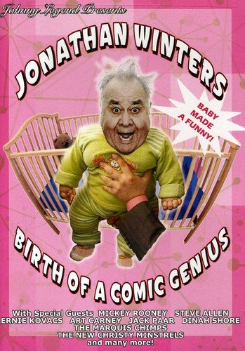 DVD cover for “Jonathan Winters: Birth Of A Comic Genius” featuring a baby-faced Winters.