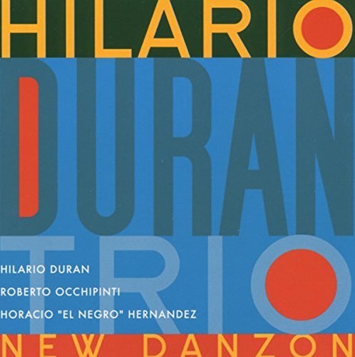 CD cover for Hilario Duran’s “New Danzon” with bold text and colors.