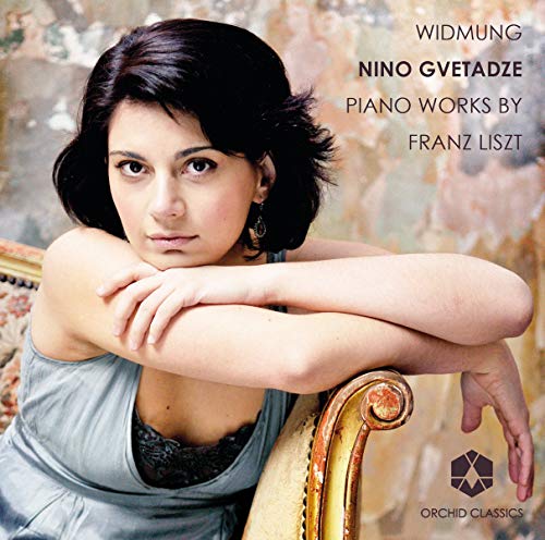 Nino Gvetadze album cover featuring a portrait of the pianist.