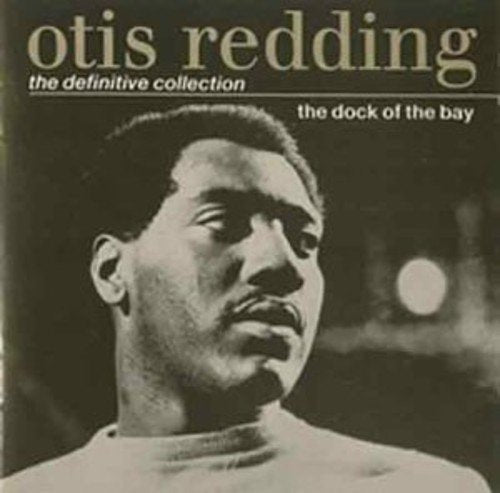 "CD cover featuring a black-and-white photo of Otis Redding, with title text above."