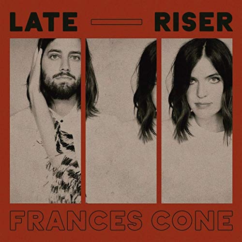 Album cover with red background, black text, and three black-and-white portraits.