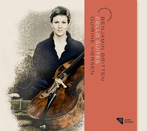 CD cover with a woman holding a cello, red panel with black text.