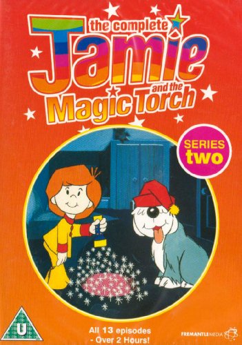 DVD cover art for Jamie and the Magic Torch Series 2 featuring Jamie and Wordsworth.