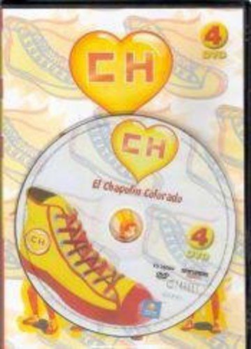 DVD cover for “El Chapolín Colorado” featuring a heart and sneakers.