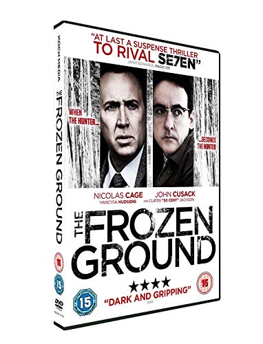 “Frozen Ground” DVD cover featuring Nicolas Cage and John Cusack.