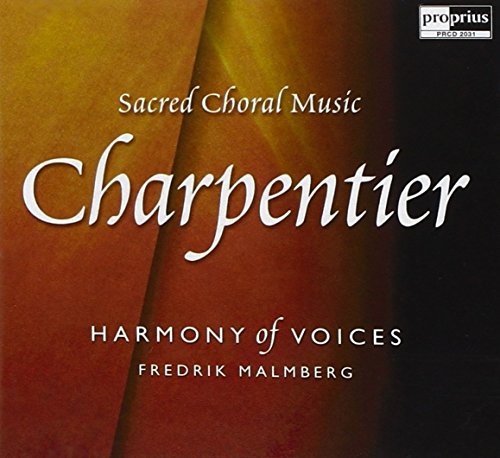 Charpentier CD cover with gradient background, white text, and "proprius" logo in top-right corner.