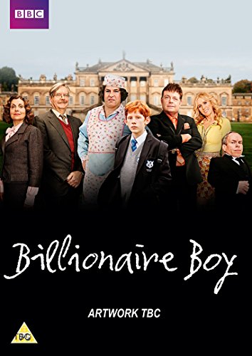 DVD cover for "Billionaire Boy" featuring a young boy and supporting cast.