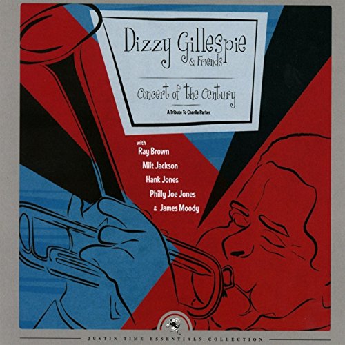 "CD cover featuring a stylized trumpet and saxophone illustration in red and blue."