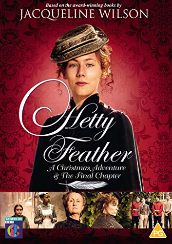 Hetty Feather DVD cover featuring a young woman in Victorian attire.