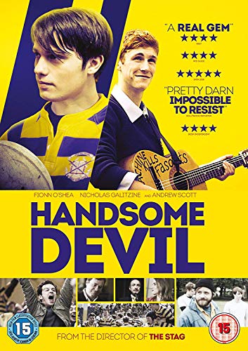 Handsome Devil DVD cover featuring two young men and a guitar.