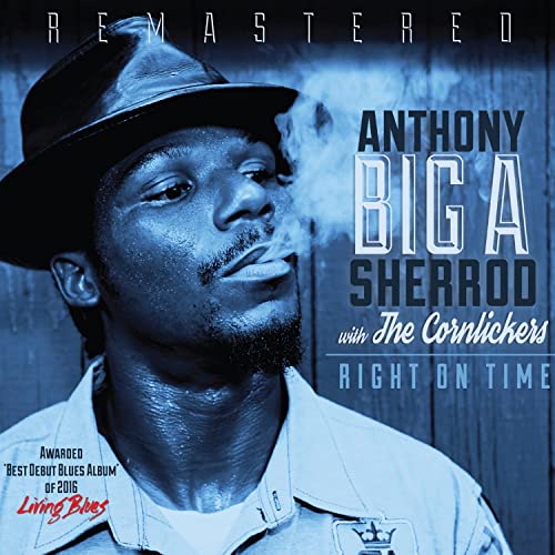 CD cover featuring Anthony Sherrod in a hat, smoking, with text.