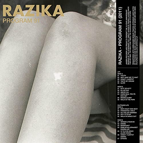 Razika "Program 91" vinyl record cover with a close-up of two people.