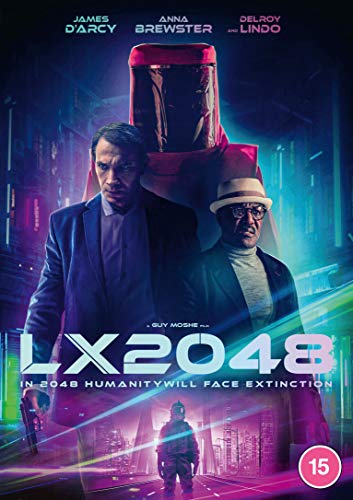 DVD cover for "LX 2048" featuring two men and a robotic figure.