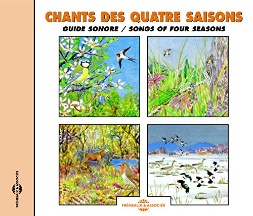 CD cover with painted images of birds, deer, and seasonal landscapes.