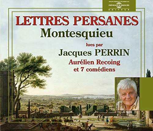 CD cover for "Lettres Persanes" by Montesquieu, read by Jacques Perrin.