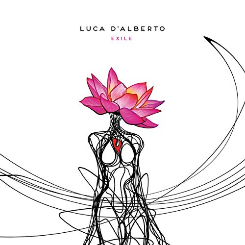CD cover: pink lotus flower atop a black, abstract figure.