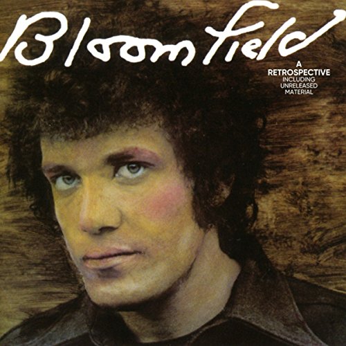 CD cover: portrait of Mike Bloomfield, musician, with text overlay.