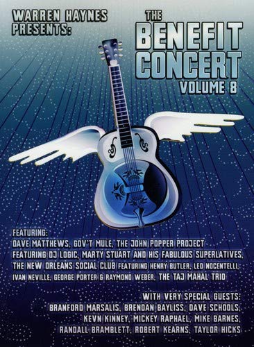DVD cover featuring a winged resonator guitar against a blue, star-patterned background.