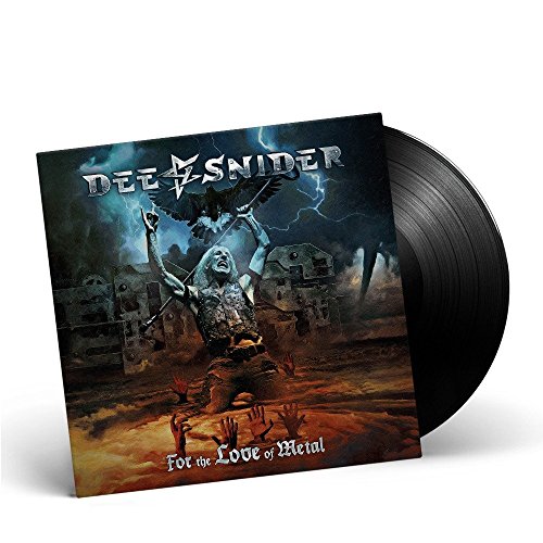 "Dee Snider album cover featuring a man rising from flames with outstretched arms."