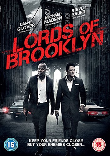 DVD cover for “Lords of Brooklyn” featuring two men with guns.