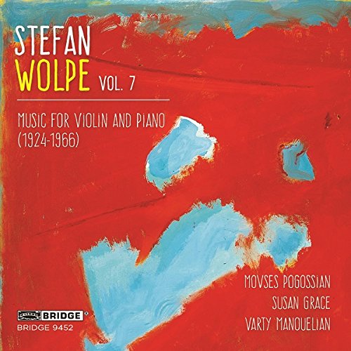 Red CD cover with blue brush strokes and white and yellow text.