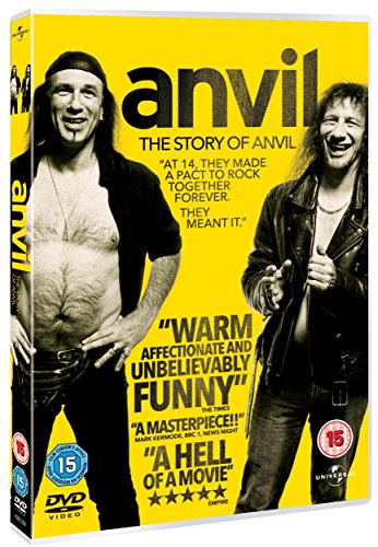 DVD cover for āAnvil! The Story Of Anvilā featuring two metal musicians.