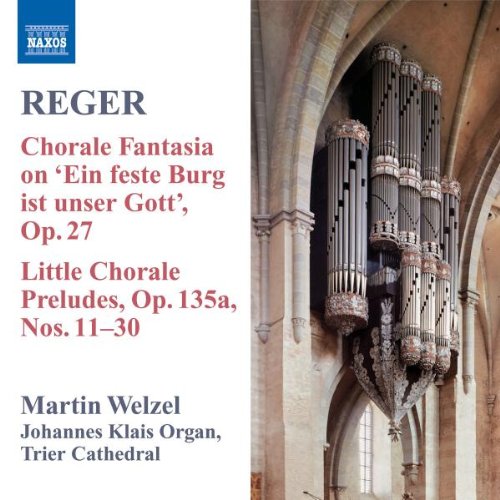 "CD cover featuring a large pipe organ in a cathedral."